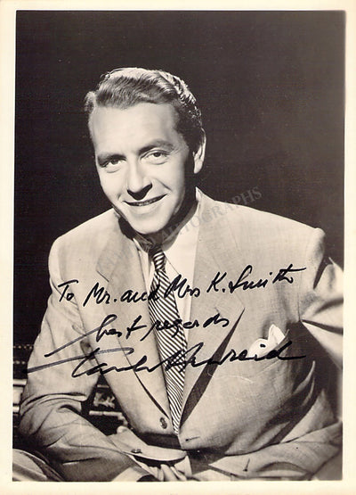 Henreid, Paul - Various Autographs