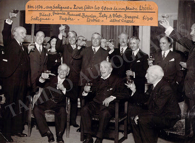 Lherie, Paul & Others - Vintage Photograph 90th Birthday