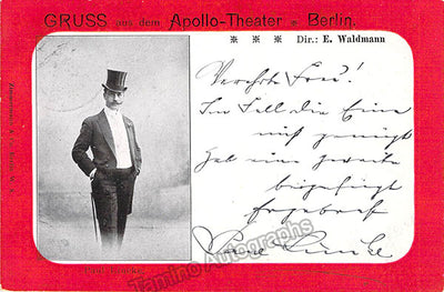 Lincke, Paul - Signed Photograph