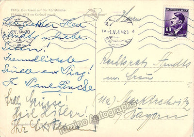 Lincke, Paul - Signed Postcard 1941