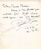 Swan, Paul - Signed Photograph 1940