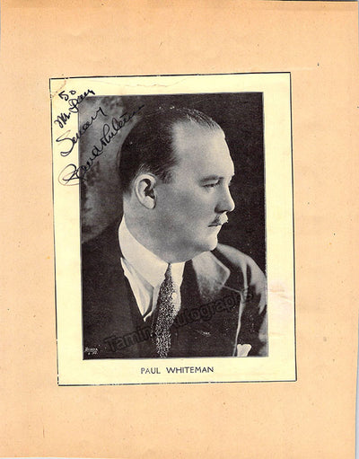 Whiteman, Paul - Signed Photograph