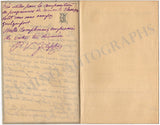 Colmache Filippi, Pauline - Set of 3 Autograph Letters Signed