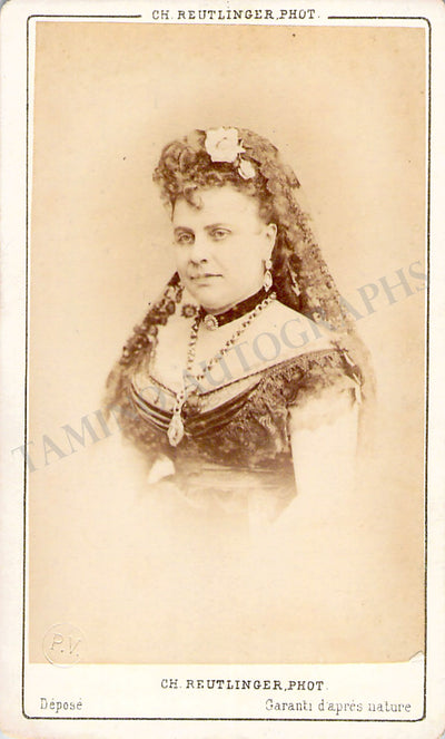 Gueymard-Lauters, Pauline - Vintage CDV Photo as Carmen
