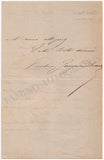 Gueymard-Lauters, Pauline - Autograph Letter Signed 1861