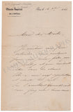 Gueymard-Lauters, Pauline - Autograph Letter Signed 1861