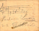 Lucca, Pauline - Lot of Signed and Unsigned Manuscripts