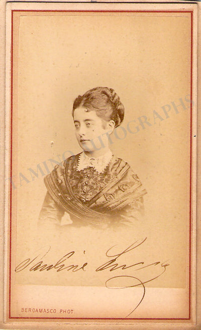 Lucca, Pauline - Signed Vintage Photograph