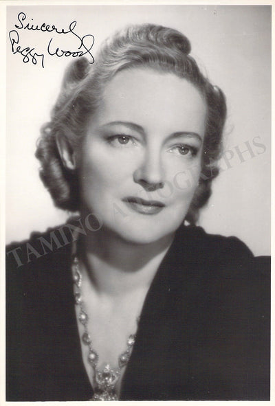 Wood, Peggy - Signed Photograph