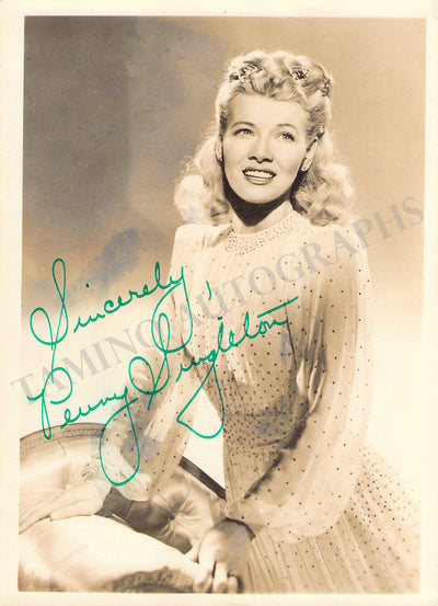 Singleton, Penny - Signed Photograph