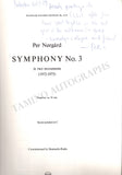 Norgard, Per - Signed Scored Symphony 3