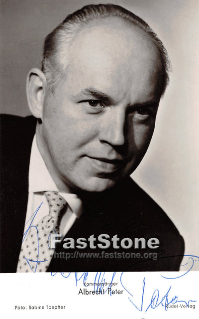 PETER, Albrecht (Various Autographs)