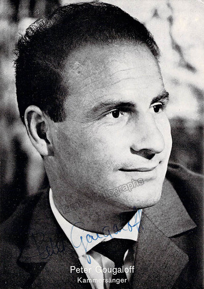 GOUGALOFF, Peter (Various Autographs)
