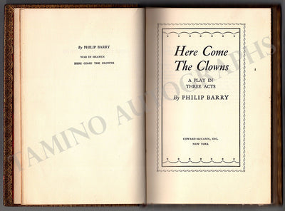 Philip, Barry - Signed Book "Here Come the Clowns"