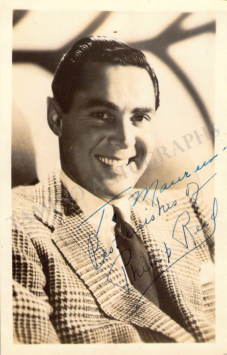 Phillip Reed Autograph Signed Photo – Tamino Autographs