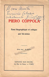 Coppola, Piero - Signed Brochure Covers