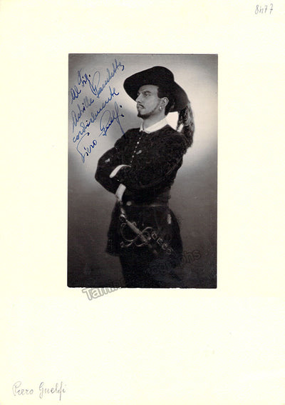 GUELFI, Piero (Various Autographs)
