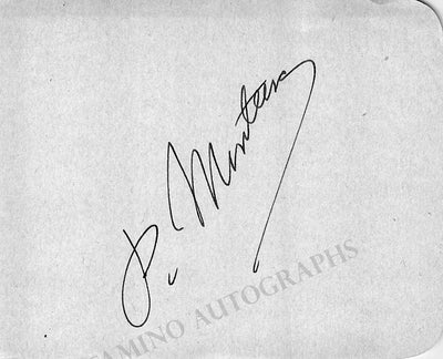 Signed Album Page & Photo