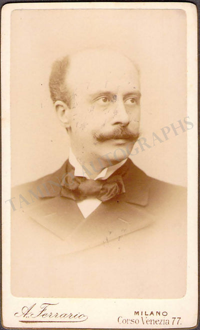 Floridia, Pietro - Vintage CDV Photograph