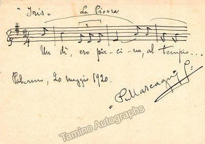 Signed Music Quote Iris (1920)