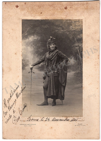 Ciotti, Pina - Signed Photograph 1905
