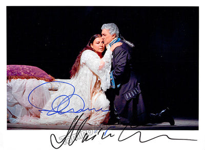 Guleghina, Maria - Domingo, Placido - Double Signed Photograph in Adriana Lecouvreur
