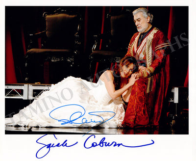 Domingo, Placido - Coburn, Sarah - Signed Photo in "Tamerlano"