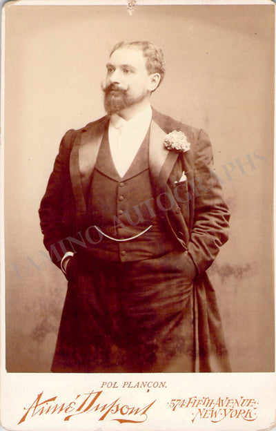 Plancon, Pol - Vintage Cabinet Photograph
