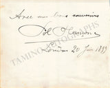 Vintage Opera Signers - Lot of Signed Album Pages