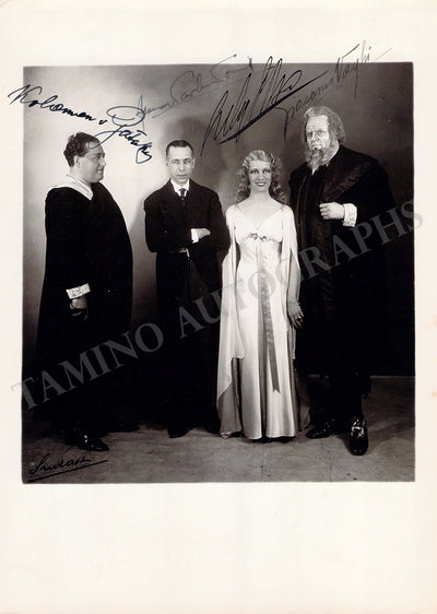 Pons, Lily - Vaghi, Giacomo & Others - Signed Photograph Buenos Aires 1934