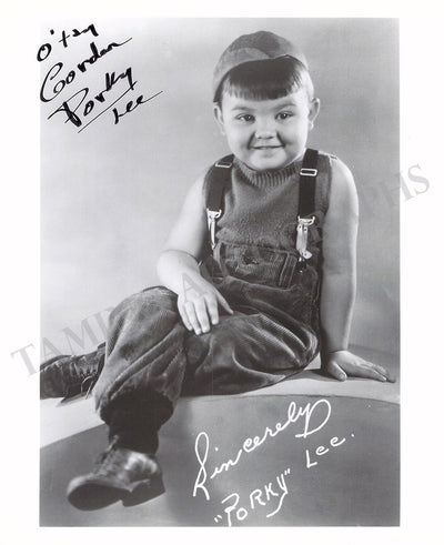 Lee, Eugene (Gordon) "Porky" - Signed Photograph