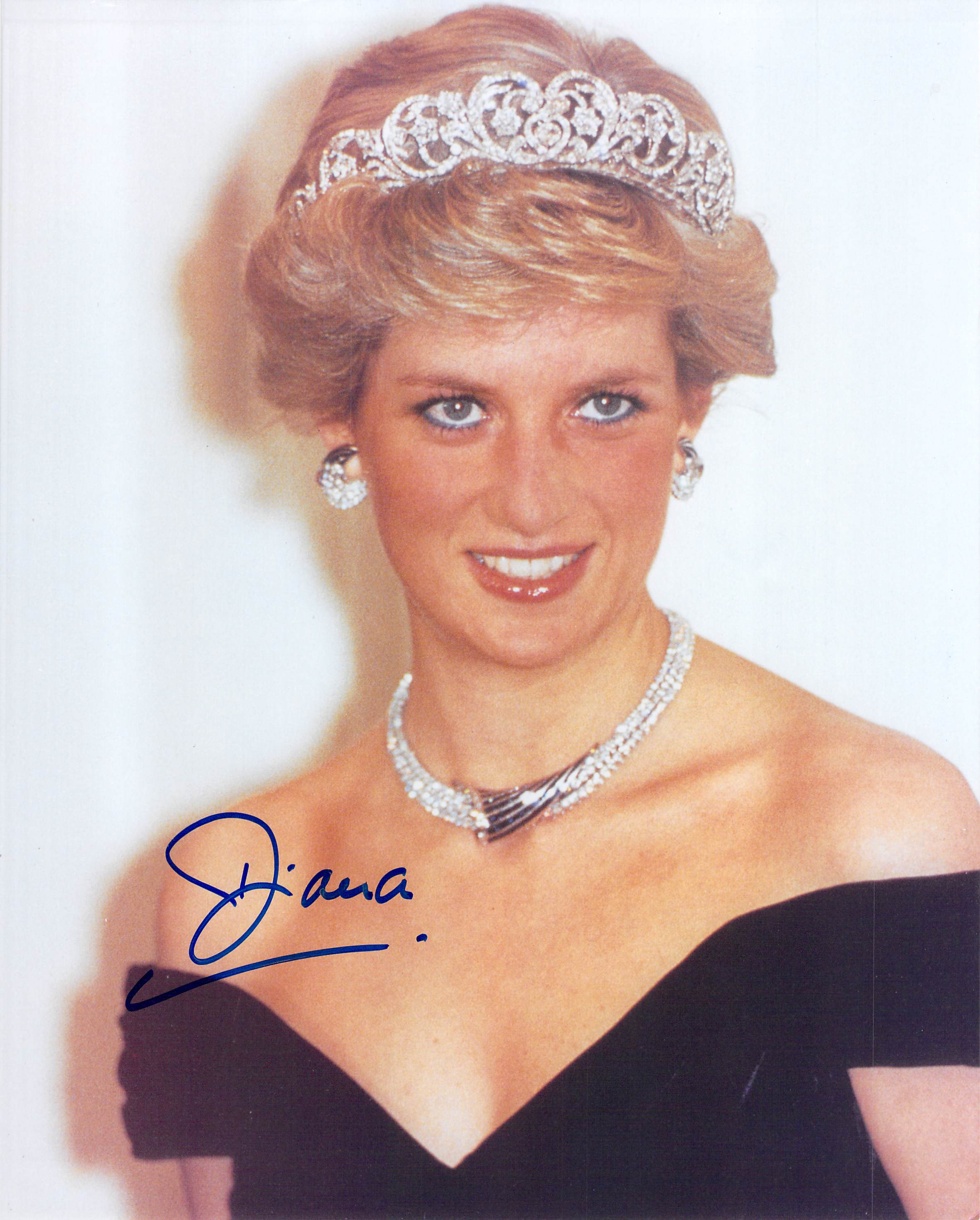 Cadre Photo Signée Princess Diana A4 – Édition Premium Pour Fans Et Collectionneurs, Prêt à Accrocher