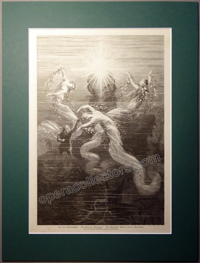 Das Rheingold - Original Vintage Large Lithograph
