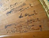 Puccini, Giacomo - Caruso, Enrico - Grieg, Edvard - Strauss, Richard and many more - Large Signed Fan