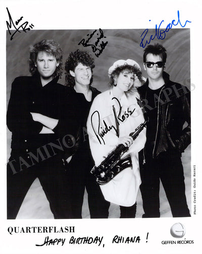 Quarterflash - Photograph Signed by All 4