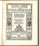 Imperial Russian Ballet - Season Program ROH 1911