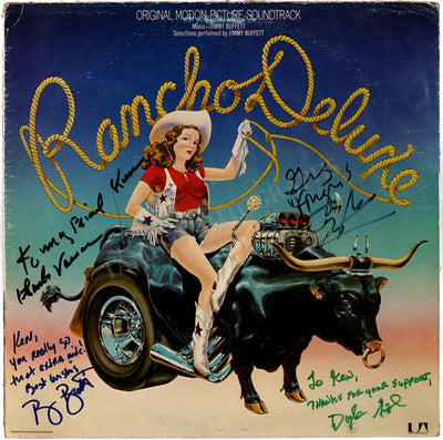 Taylor, Greg & Others - Signed LP Sleeve "Rancho Deluxe"