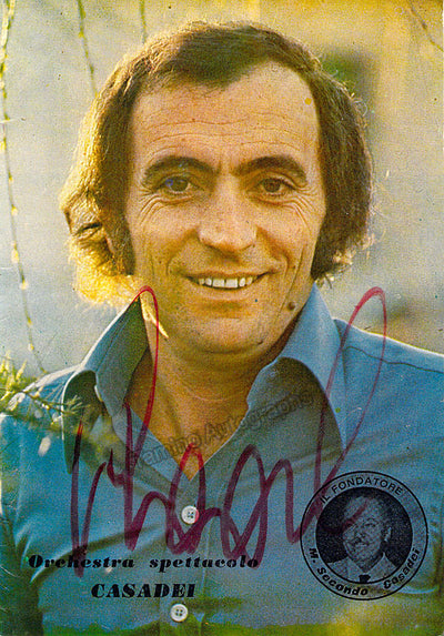 Casadei, Raoul - Signed Promotional Booklet