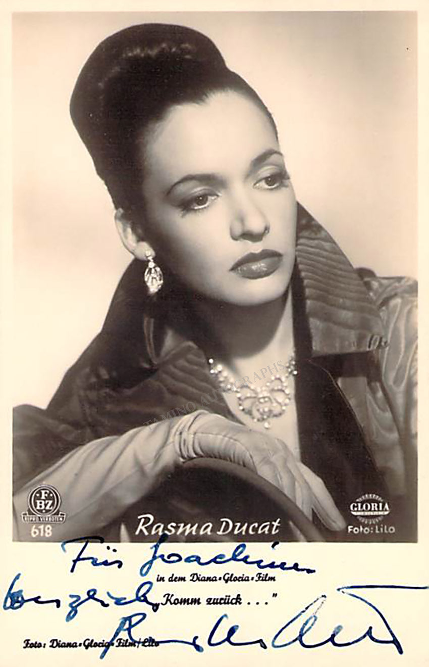 Rasma Ducat Autograph Signed Photograph – Tamino