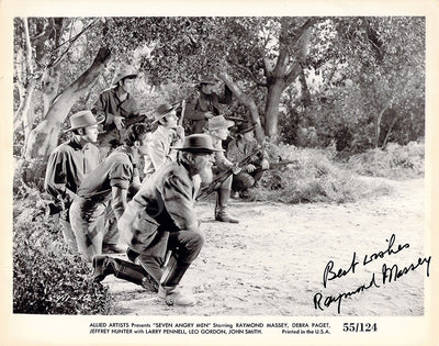 Massey, Raymond - Signed Photograph in "Seven Angry Men"