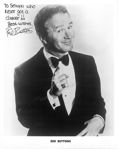 Buttons, Red - Signed Photograph