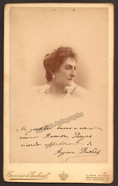 Pinkert Regina - Signed Cabinet Photograph