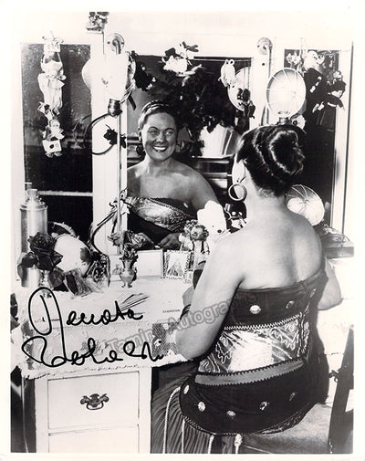 As Aida in dressing room