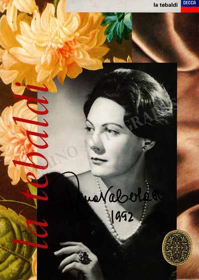 Tebaldi, Renata - Signed Brochure