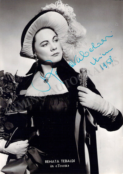 TEBALDI, Renata (Various Autographs) Part 2