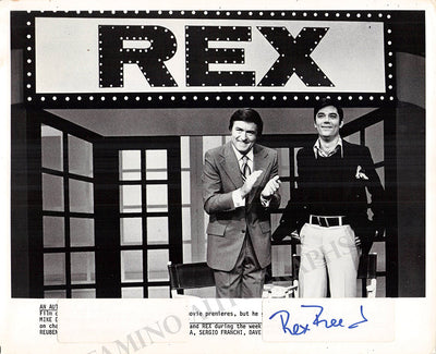 Reed, Rex - Signed Photograph in "The Mike Douglas Show"