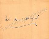 Hahn, Reynaldo - Set of 2 Autograph Notes Signed 1945