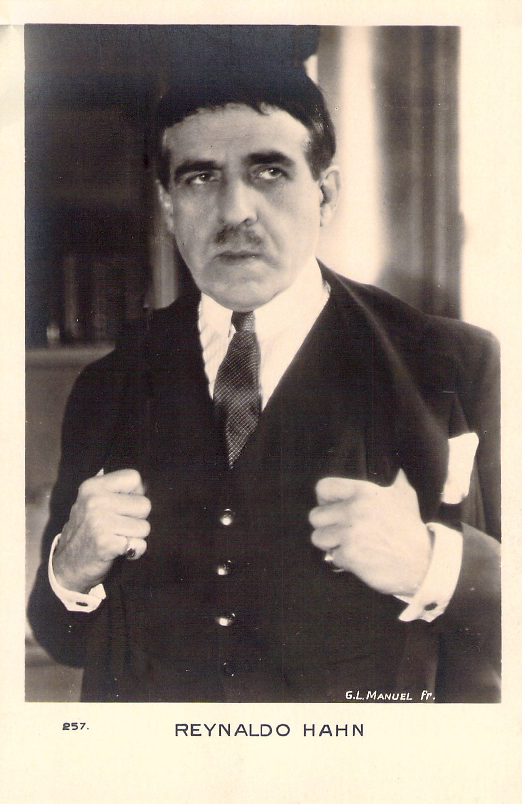 Hahn, Reynaldo - Autograph Note Signed & Photo