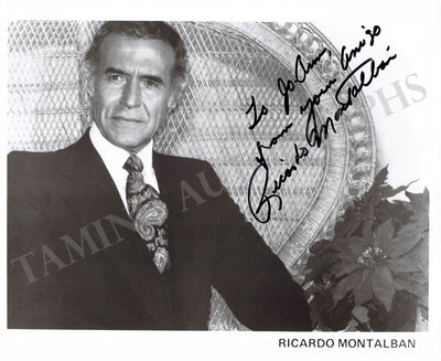 Montalban, Ricardo - Signed Photograph in "Fantasy Island"