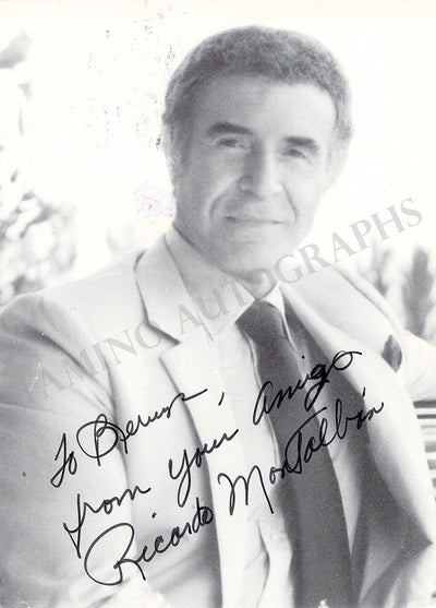 Montalban, Ricardo - Signed Photograph
